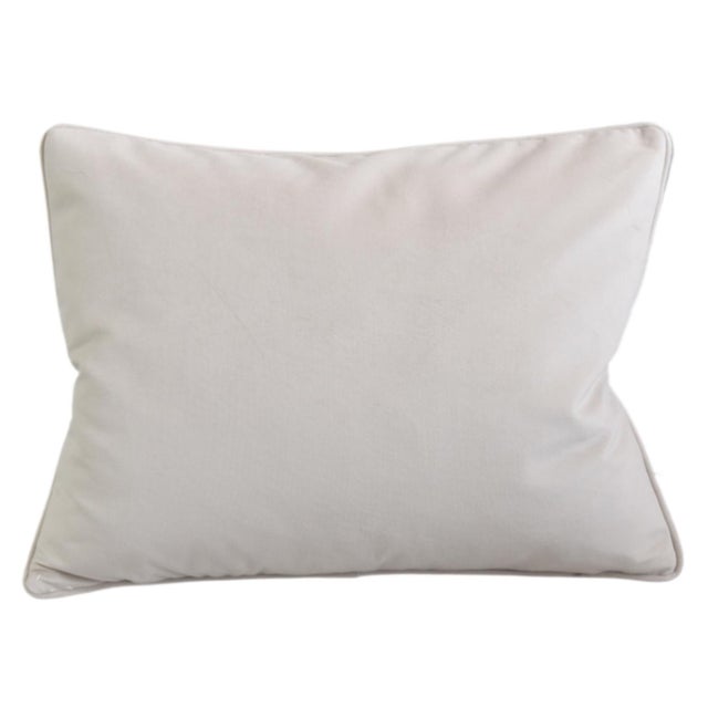 Schumacher Schumacher Chinoiserie Floral Feather/Down Pillow Set of Two For Sale - Image 4 of 5