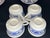 Vintage Royal Usa Hampshire Blue & White Ironstone Tea Mug Set- Set 4 For Sale In Phoenix - Image 6 of 6