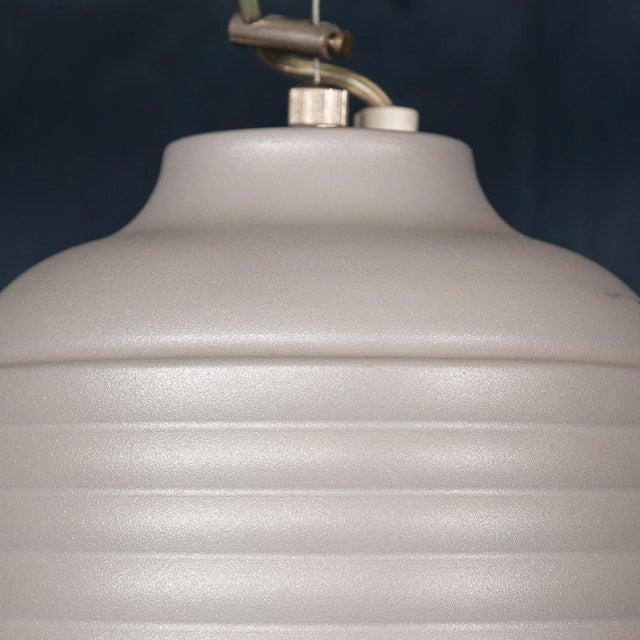 Italian Hand Blown Light Bulb Shaped Ceiling Light from Due P, 1980s For Sale - Image 13 of 15