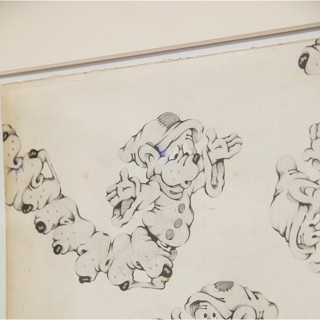 Pablo Dalas, Serpentes Nanuscanis, 2021, Mixed Media on Paper, Framed For Sale - Image 4 of 8