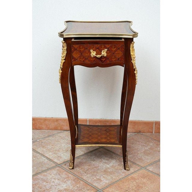 Antique 19th Century Napoleon III Side Table, France For Sale - Image 3 of 6