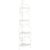 Turuca 4 Tier Corner Shelf - Antique White For Sale - Image 9 of 10
