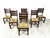 Vintage Brutalist Oak and Wicker Dining Chairs, 1960s, Set of 6 For Sale - Image 11 of 12