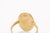 Byzantine Coin Ring W 21k Band, Size 8.25 For Sale - Image 10 of 13