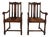 English Oak Armchairs from F. Parker & Son, 19th Century, Set of 2 For Sale