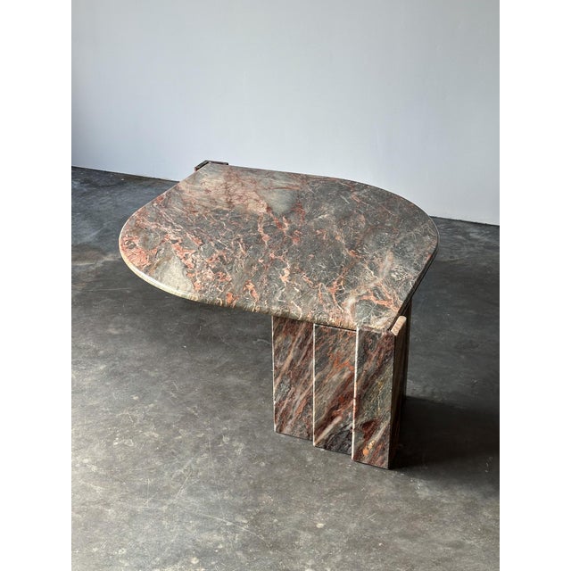 Fior Di Pesco Marble Sculptural Coffee Table, Italy, 1980s For Sale - Image 4 of 18