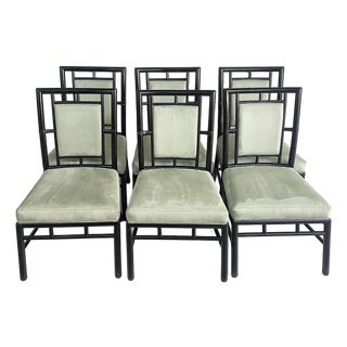 Barbara Barry for McGuire "Ceremony" Dining Chairs, Set of Six For Sale