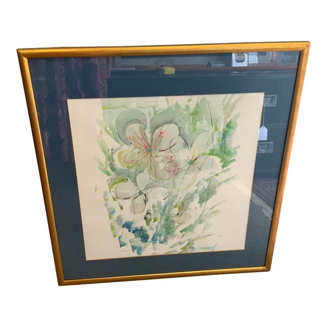 20th Century Birdsey Watercolor For Sale