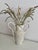 White White Contemporary Ceramic Vase in a Rustic Antique-Inspired Form, Blending Wabi-Sabi and Minimalist Aesthetics. For Sale - Image 8 of 9
