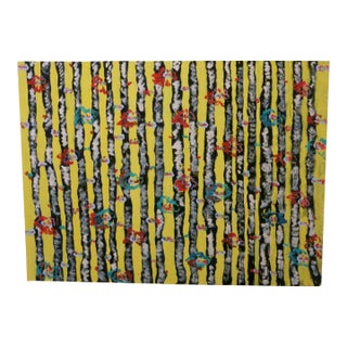 "Trees" Contemporary Expressionist Oil Painting For Sale