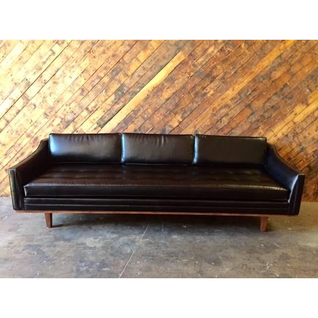 Mid Century Custom Vinyl Sofa Chairish