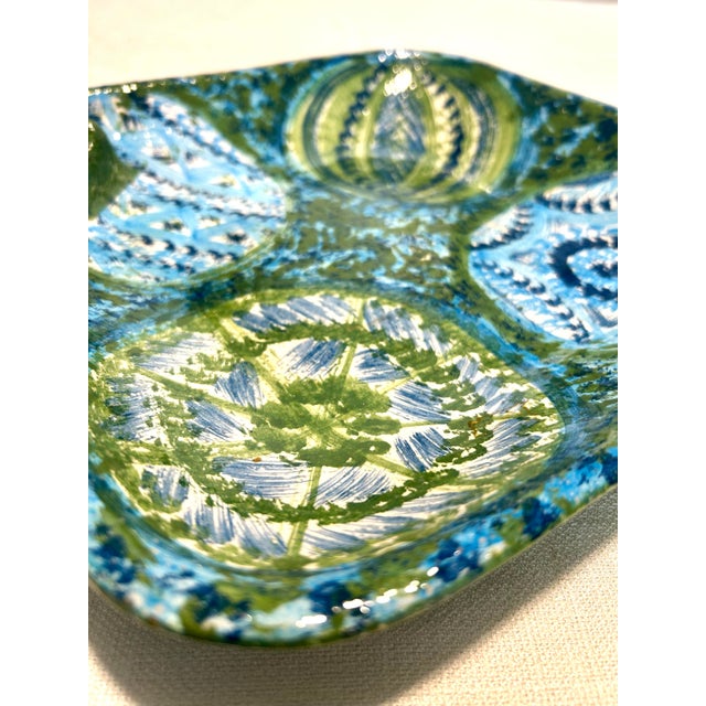 Mid 20th Century Mid 20th Century Italian Bitossi by Aldo Londi for Raymor Ashtray and Catchall Trinket Dish - A Pair For Sale - Image 5 of 11