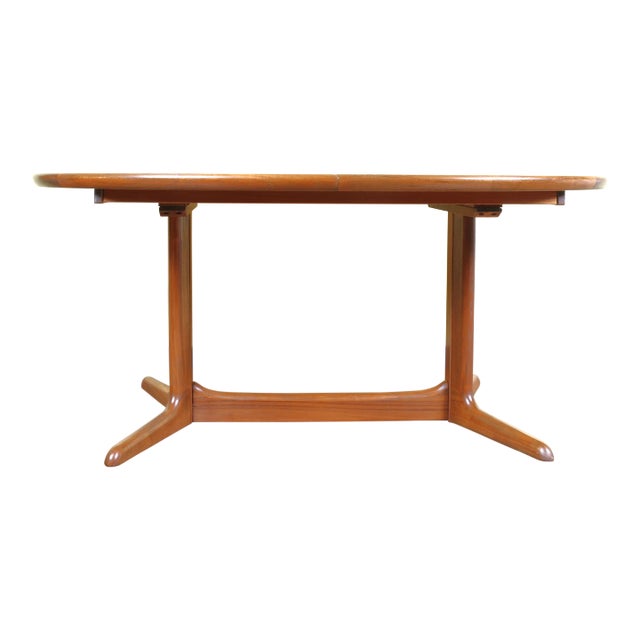 1960s Danish Teak Dining Table by Skovby For Sale