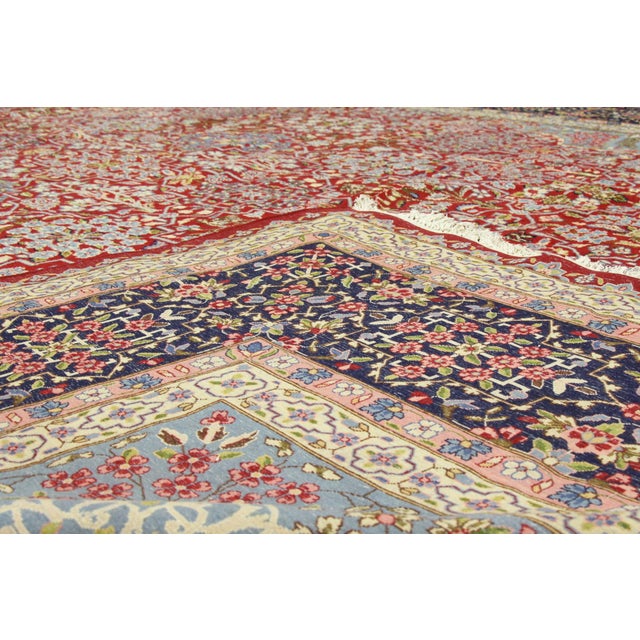 Vintage Persian Kerman Rug, 13'00 X 16'10 For Sale In Dallas - Image 6 of 8