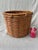 Vintage Large Round Wicker Basket For Sale - Image 11 of 12