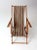 Farmhouse Mid Century Striped Deck Chair For Sale - Image 3 of 13