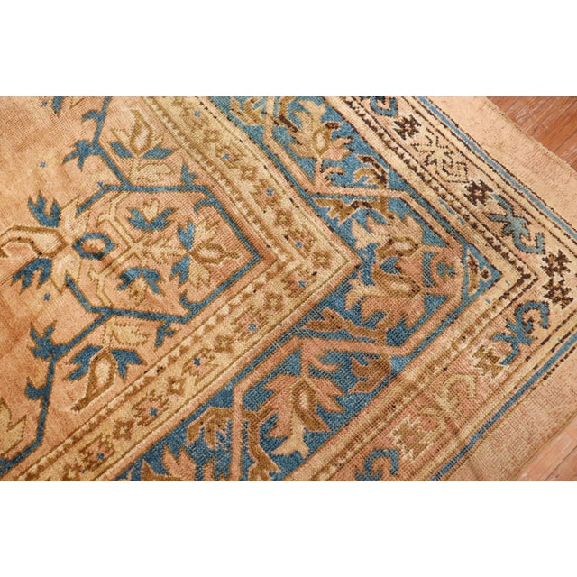 Palace Size Salmon Antique Oushak Carpet - 16'4" x 25'4" For Sale In New York - Image 6 of 6