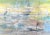 Large Vintage Expressionist Abstract Seascape Painting With Sailboats For Sale In New York - Image 6 of 8