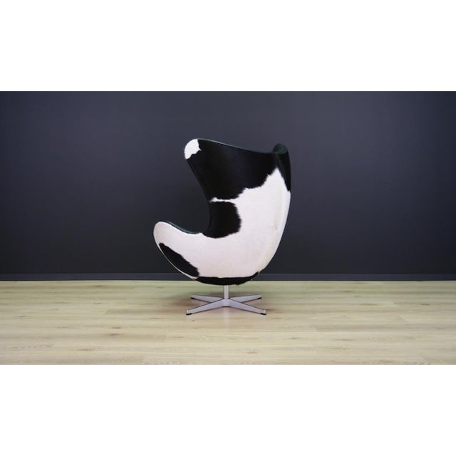 Vintage Danish Egg Chair by Arne Jacobsen for Fritz Hansen, 1980s For Sale - Image 10 of 18
