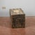 Vintage Wooden and Fabric Trunk For Sale - Image 4 of 9