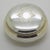 1970s Vintage Italian Handmade Genuine Silver Pill Snuff Trinket Round Chiseled Box For Sale - Image 5 of 10
