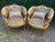 Opulent 1940s French Louis XVI Gilded Sofa Set – Beige Tufted Velvet, Set of 5 For Sale - Image 6 of 12