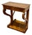 Antique Biedermeier Burl Walnut Console Table With Drawer, Early 19th Century For Sale