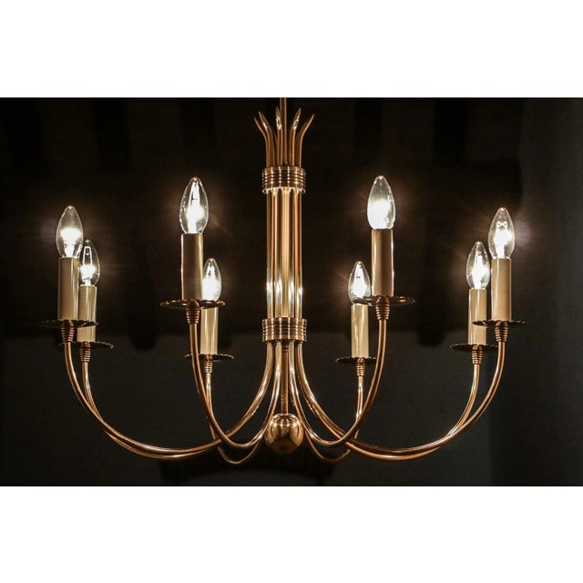 Italian Mid-Century Chandelier by Guglielmo Ulrich, 1945s For Sale - Image 11 of 16