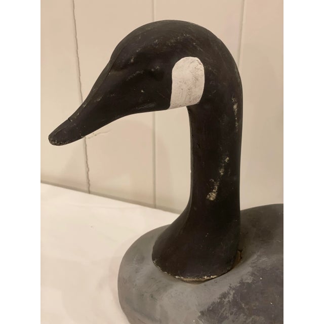 Vintage American Hand Painted Long Neck Goose Decoy | Chairish