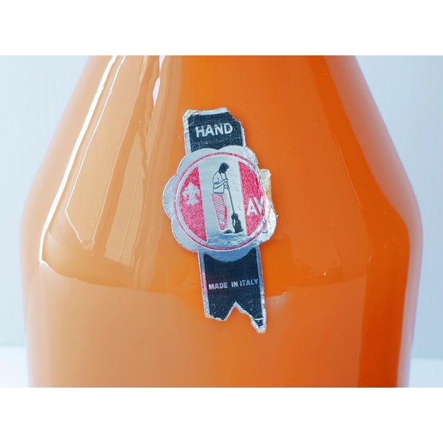 Mid-Century Modern Vintage Italian Vases by Mazzega, 1960s, Set of 2 For Sale - Image 3 of 7