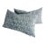 Modern Plush Westgate Cut Velvet Polkadot Lumbar Pillows /A Pair For Sale