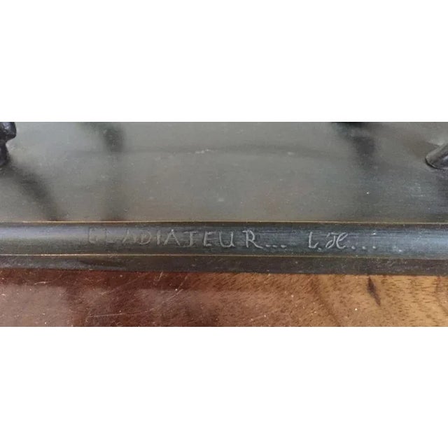 19th Century French Bronze Race Horse Gladiateur For Sale - Image 9 of 11