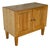 Oak Two-Door Storage Cabinet With Reeded Detail Mid-Century Modern 1970s For Sale