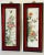 Asian 1900s Antique Chinese Qing Dynasty Porcelain Plaques Screen, Framed - Set of 2 For Sale - Image 3 of 9