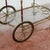 Vintage Serving Trolley with Glass Trays For Sale - Image 4 of 9