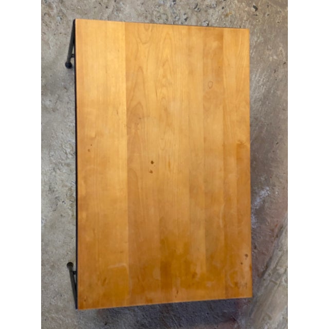 Paul McCobb Planner Group Iron and Reed SideTable For Sale - Image 10 of 12