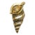 Vintage Oversized Brass Conch Shell Wall Pocket / Planter – Coastal / Hollywood Regency For Sale