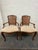 Vintage French Provincial Style Cane Back Armchairs—A Pair For Sale - Image 4 of 10