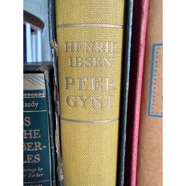 Mid-Century Modern Set of Three Antique Limited Editions Club Books For Sale - Image 3 of 10