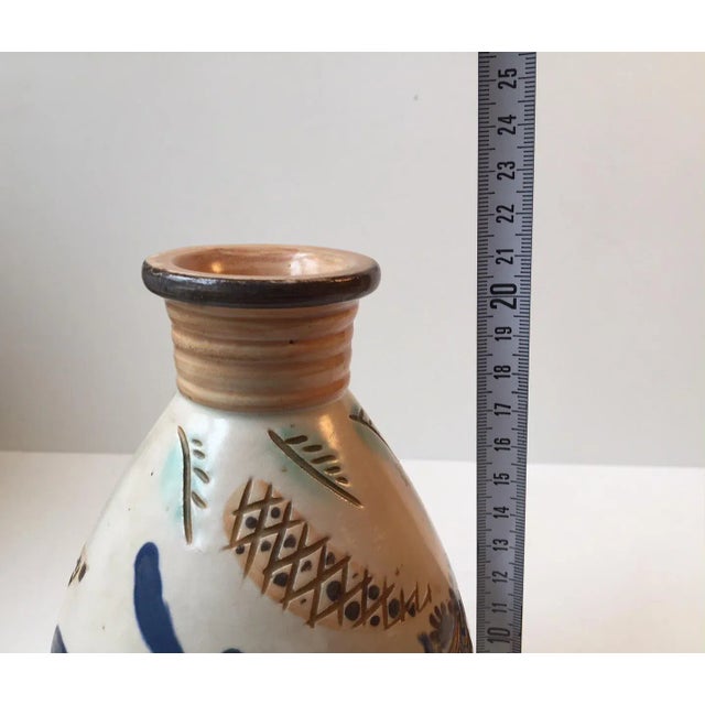 Ceramic Dragon Ceramic Vase by Terra Danica, 1950s For Sale - Image 7 of 8