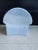 Vintage 1984 Sculpture - Italian L’aquilone Signed Handpainted Matte Porcelain Cloud Chair Sculpture For Sale - Image 9 of 10
