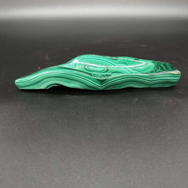 Vintage Italian Malachite Ashtray 1960s For Sale In Los Angeles - Image 6 of 7