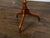 19th Century English Regency Period Fruitwood Guéridon Side Table with Pierced Brass Gallery For Sale - Image 12 of 12