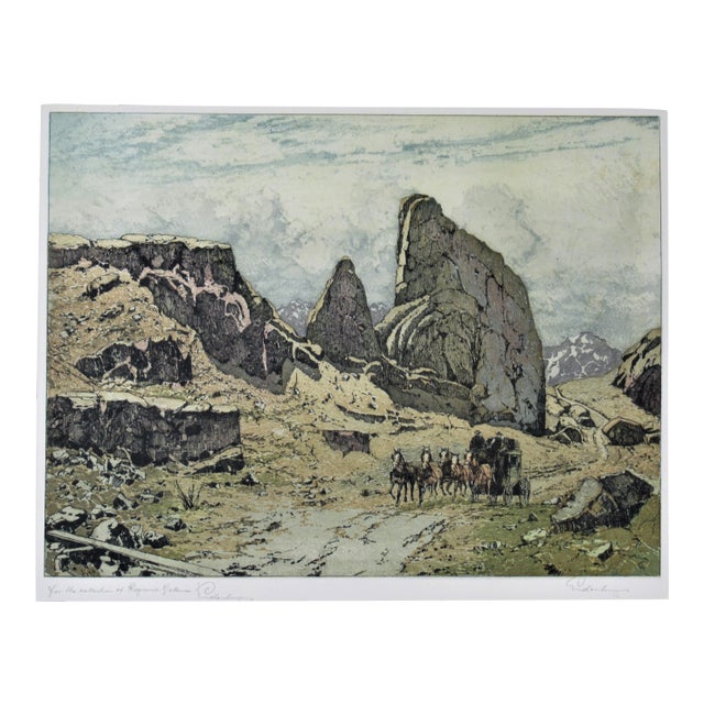 Josef Eidenberger, Rocky Mountain Stage Coach, Circa 1975 For Sale