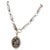 A fine Victorian sterling silver oval locket and original chain, dating to circa 1880 and displaying the distinctive...