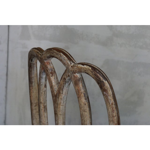 Set of Four Italian Neoclassical Dining Chairs With Green Leather Seats, Circa 1930s For Sale - Image 14 of 18