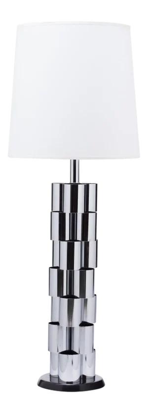 Curtis Jere Chrome Sculpture Lamp