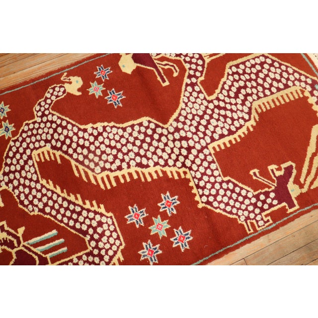 Dragon Vintage Tibetan Rug - 3'4" x 5'7" For Sale - Image 9 of 18