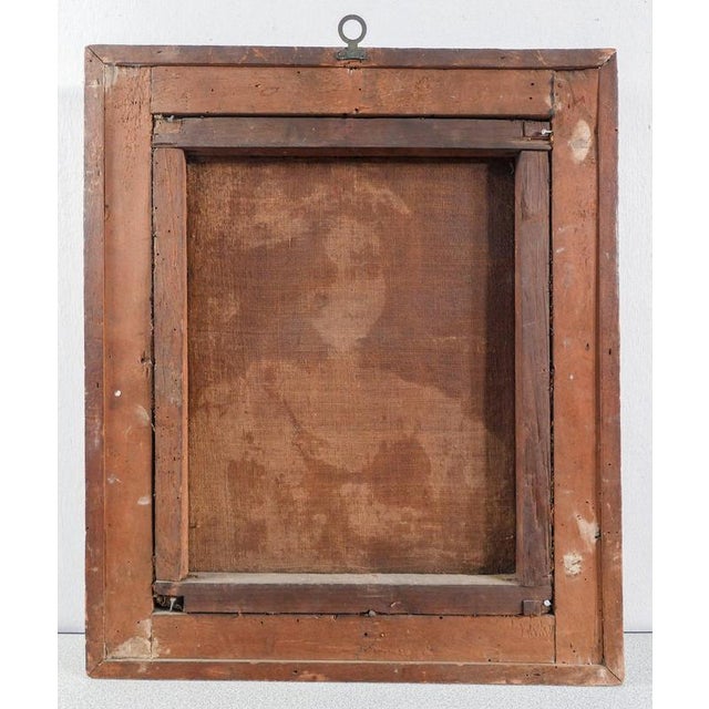 Textile Unknown Artist, Portrait of a Woman, Late 18th Century, Oil on Canvas, Framed For Sale - Image 7 of 16