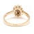 0.25ctw Diamond Cluster Ring, 14k Yellow Gold, Ring Size 6 For Sale - Image 4 of 6
